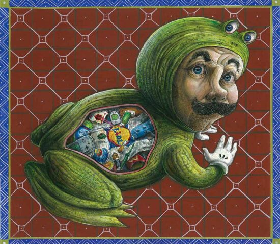 Mario Frog par Julien Guinet