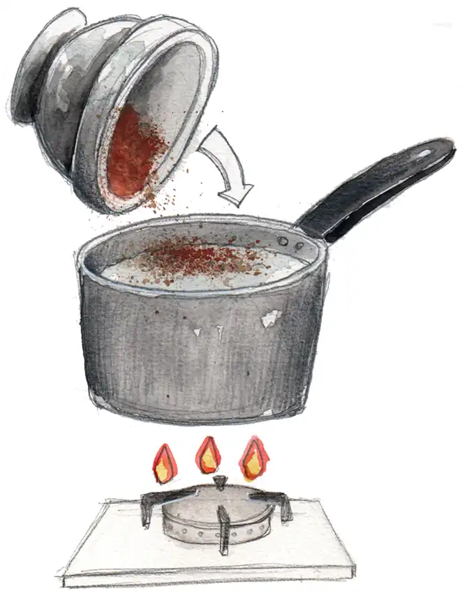 fabriquer une encre noire indélébile