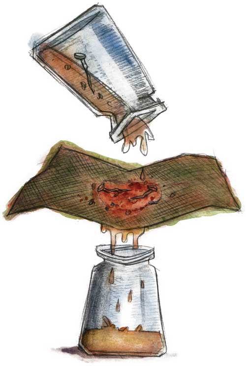 Making iron acetate