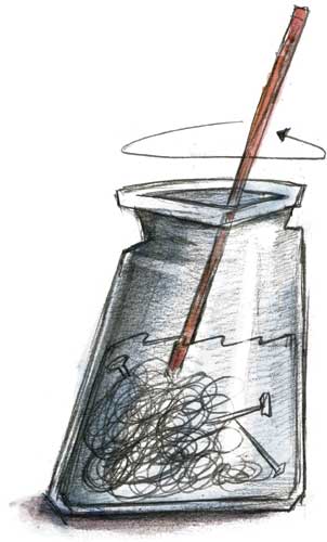 Making iron acetate